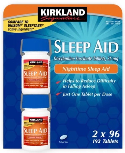 Kirkland sleep aid doxylamine - sleep,
